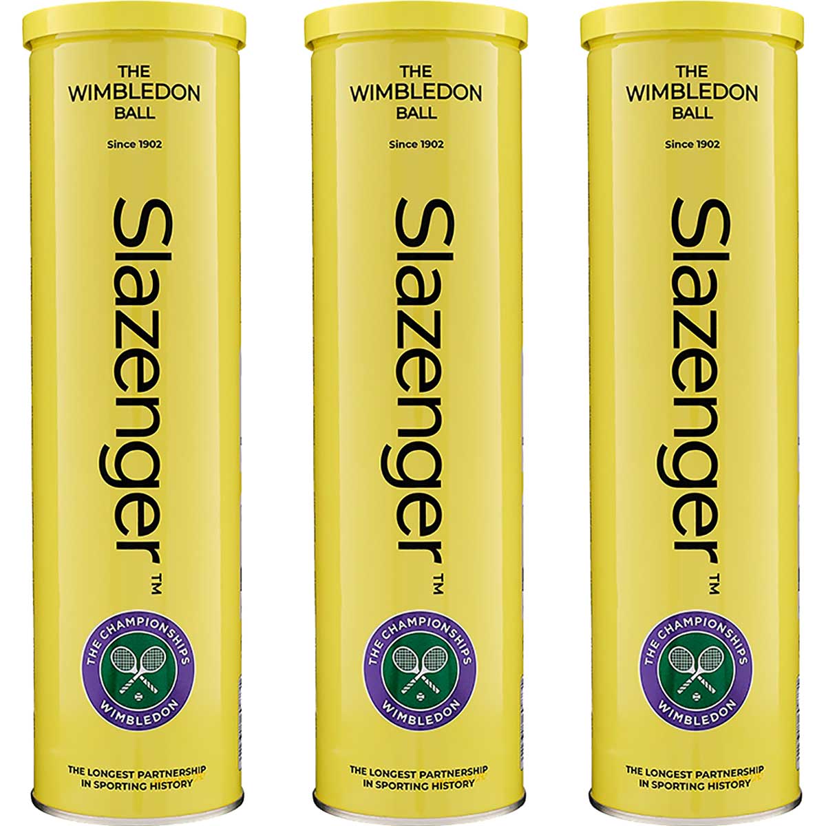 1 Dozen Slazenger Wimbledon Ultra Vis Tennis Balls
