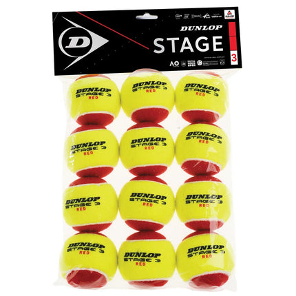 Dunlop Stage 3 Red Tennis Balls