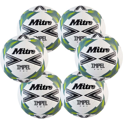 Mitre Impel One 6 Ball Training Football Pack