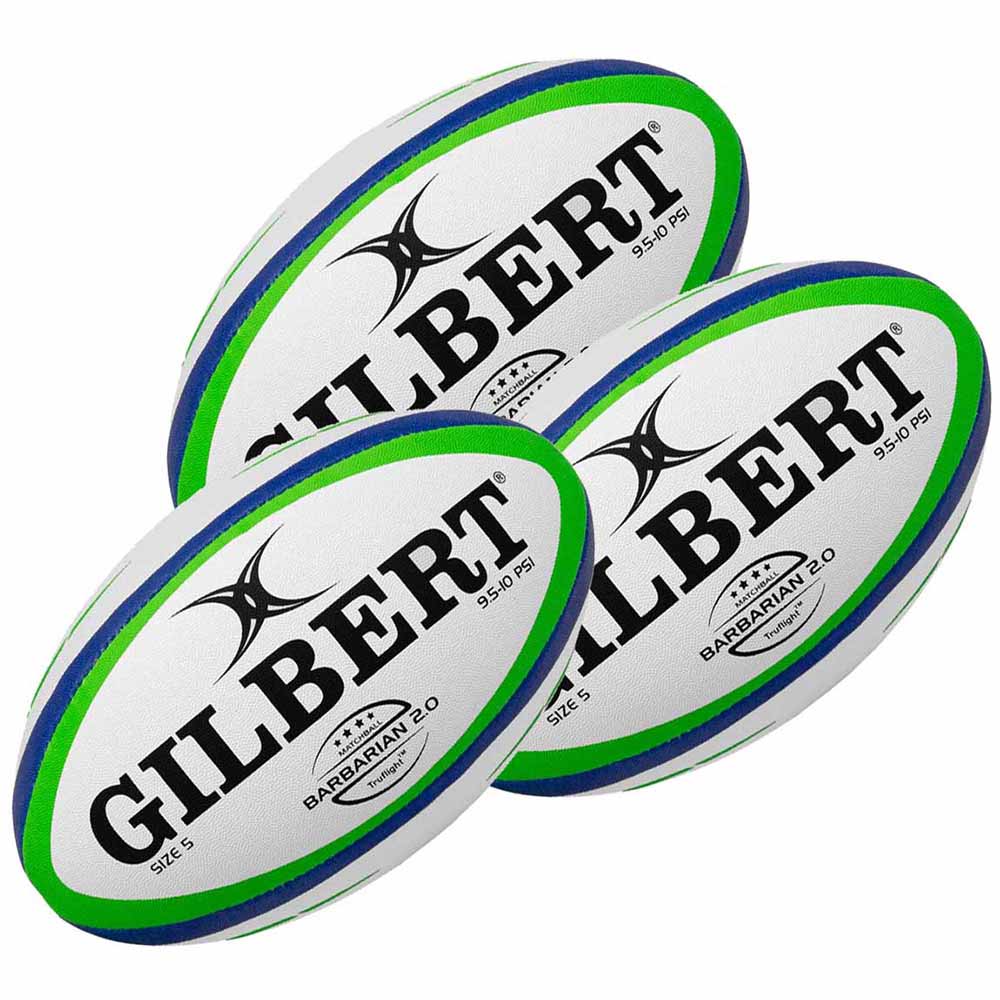 Gilbert Barbarian Rugby Balls 3 Pack