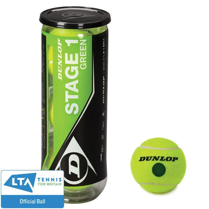 Dunlop Stage 1 Green Tennis Balls Dunlop Tennis Balls Sports Ball Shop