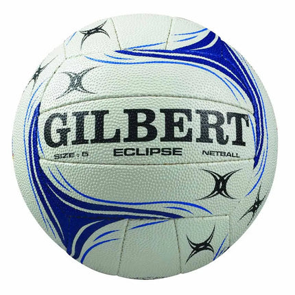 Gilbert Eclipse Match Netball 5 Ball Pack with Ball Bag Gilbert Netball Balls Sports Ball Shop