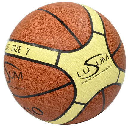 3 x Lusum Optio Basketballs Plus Tubular Bag