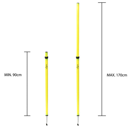 Buy Lusum Telescopic Poles Set for Agility Training By Sports Ball Shop