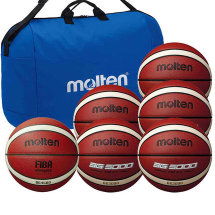 Molten 6 Ball Basketball Club Pack Molten Basketball Balls Sports Ball Shop