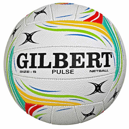 Gilbert Pulse 5 Ball Pack With Bag Gilbert Netball Balls Sports Ball Shop