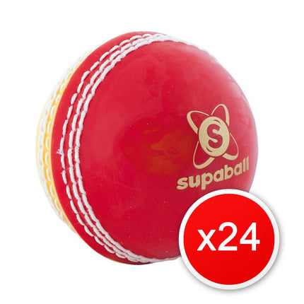 24 Pack Readers Supaball - Red/Yellow By Sports Ball Shop