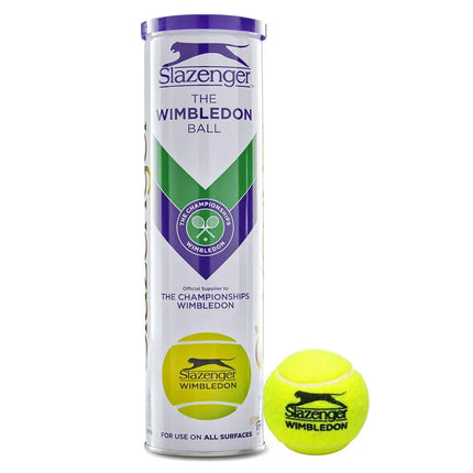 Slazenger Wimbledon Ultra Vis Tennis Balls Slazenger Tennis Balls Sports Ball Shop
