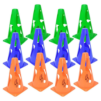 Buy Lusum 225mm Collapsible Safety Cones - Sports Ball Shop