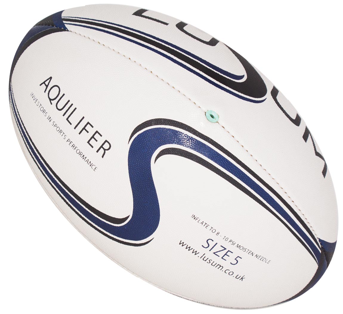 Lusum Aquilifer Match Rugby Ball 3 Ball Pack 