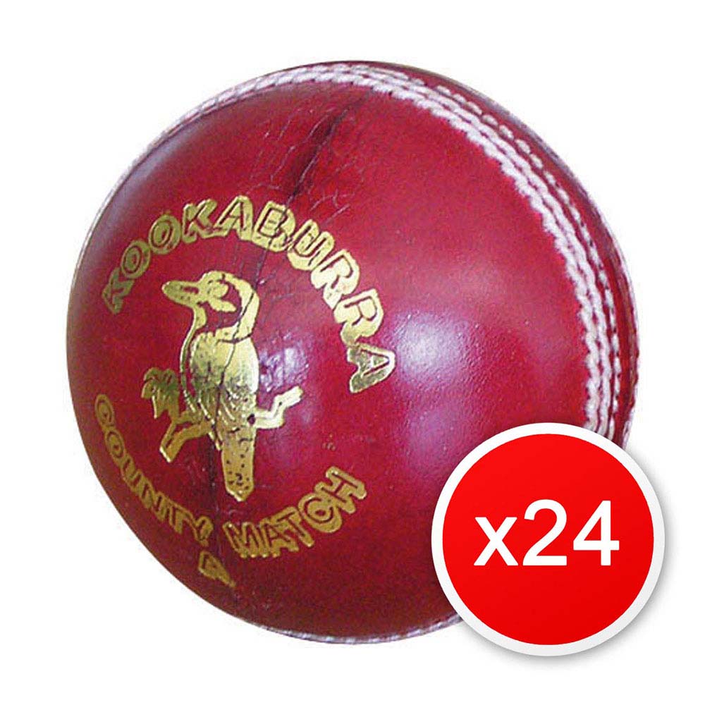 24 Pack Kookaburra County Match Cricket Balls