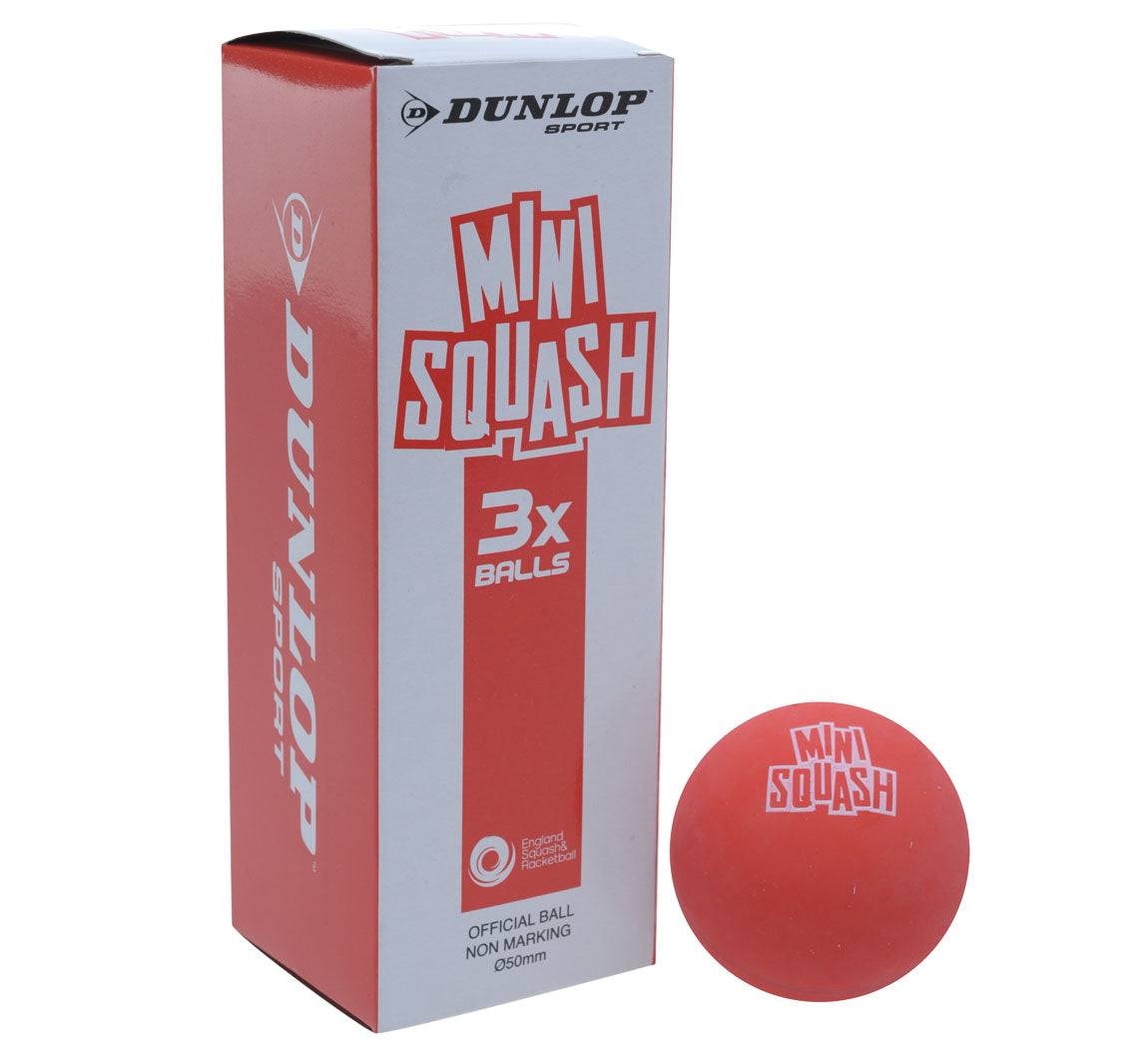 Dunlop Fun Mini Squash Ball Pk of 3