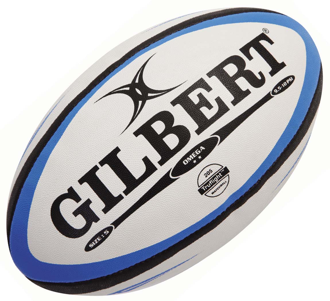Gilbert Omega Match Rugby Ball