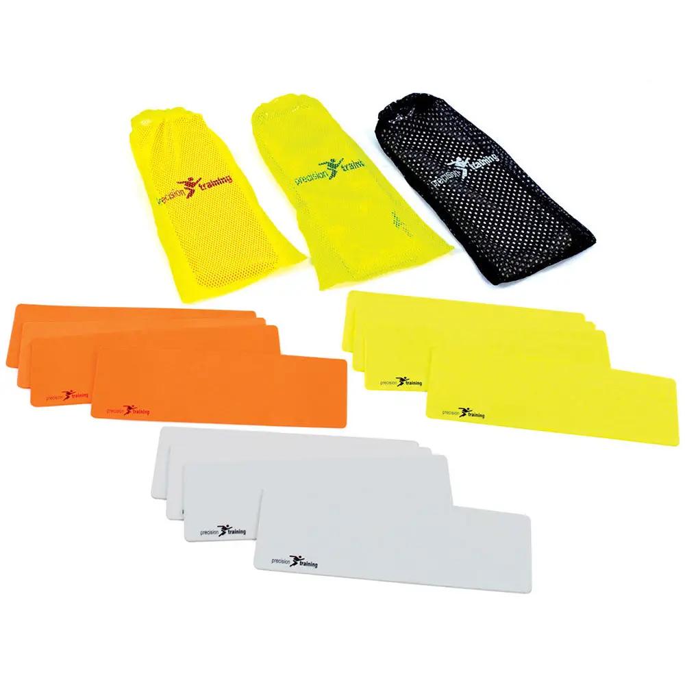 Precision Rectangular Shaped Soccer Sports Rubber Markers Multi Set Of 15