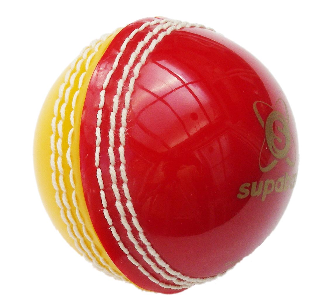Readers Red/Yellow Supaball Training Cricket Ball