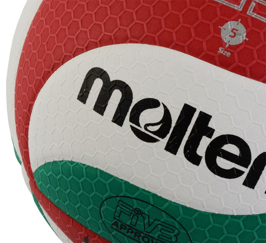 thumbnail image 2 of Molten V5M5000-3N Flistatec NCAA Volleyball – Red/White/Blue, Size 5, Leather, Free Shipping US 2 of 6