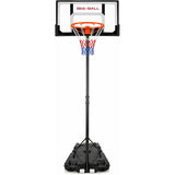 Bee-Ball Junior Basketball Hoop & Stand (3.5–7ft) – Adjustable Portable Kids Basketball System