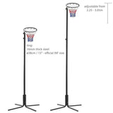 Freestanding Adjustable Netball Post by Bee-Ball