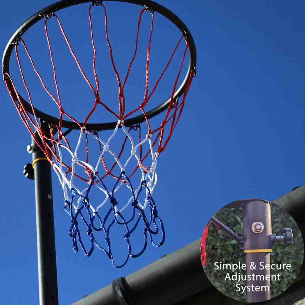 Freestanding Adjustable Netball Post by Bee-Ball