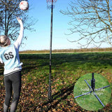 Freestanding Adjustable Netball Post by Bee-Ball