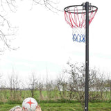 Freestanding Round-Based Netball Post by Bee-Ball
