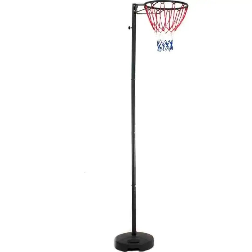 Freestanding Round-Based Netball Post by Bee-Ball