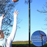 Freestanding Round-Based Netball Post by Bee-Ball