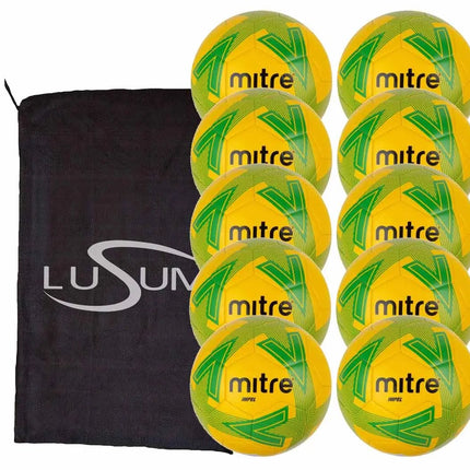 Mitre Impel Footballs x 10 Training Balls