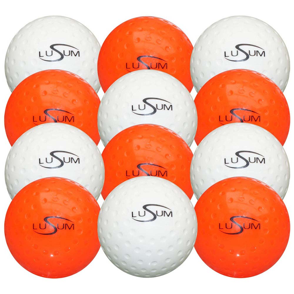 12 Ball Hockey Balls Pack Premium Training Balls