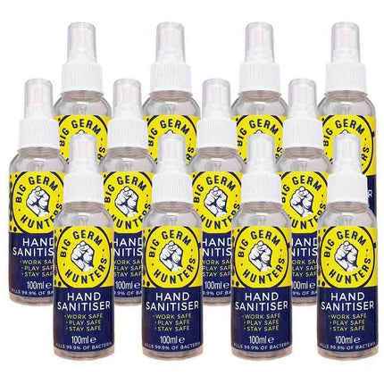 12 x BGH 100ml Sports Sanitiser Full Bottles