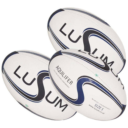 Lusum Aquilifer Match Rugby Ball 3 Pack