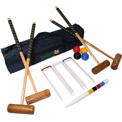Full Size 4 Player Croquet Set By Sports Ball Shop