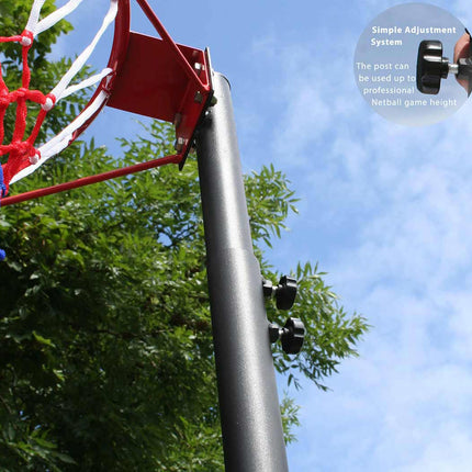 Bee-Ball Portable Netball Stand with Free Netball