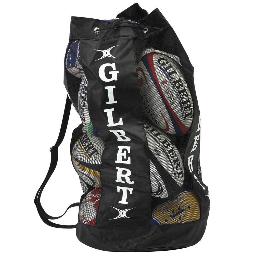thumbnail image 2 of ND Sports 20-Ball Red Mesh Carry Sack – Football, Netball, Rugby – Drawstring Bag 2 of 5