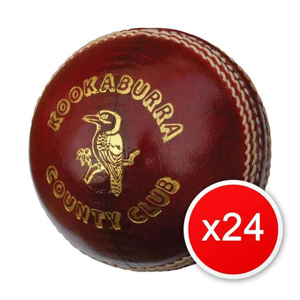 24 Kookaburra County Club Cricket Balls By Sports Ball Shop