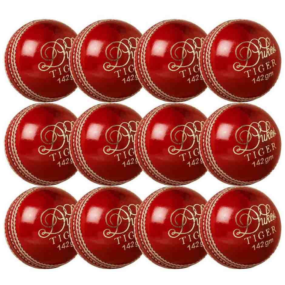 12 x Tiger Match Balls Cricket Ball Set