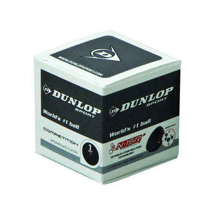 Dunlop Competition Squash Balls - Dozen