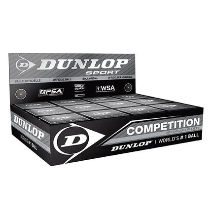 Dunlop Competition Squash Balls - Dozen