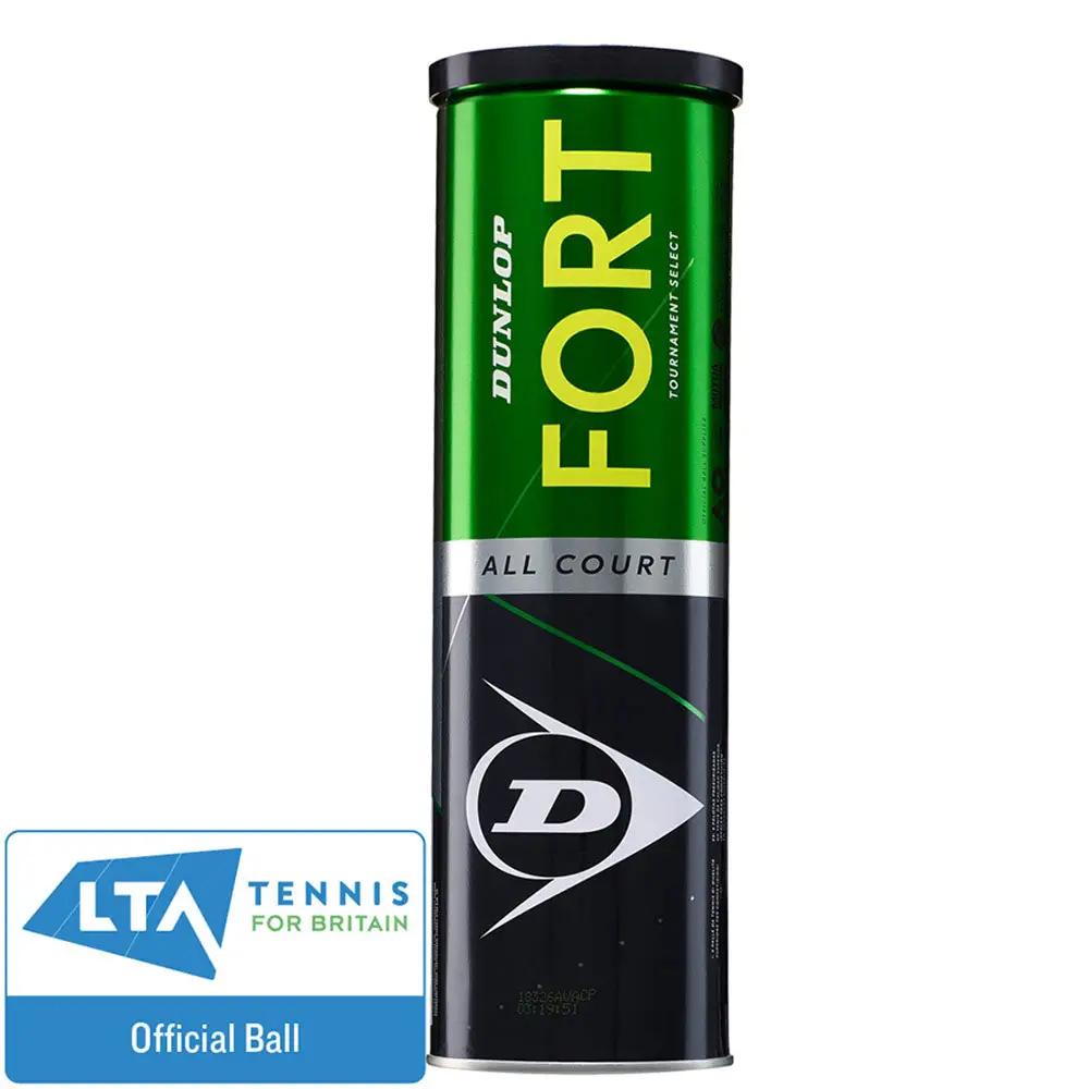 Dunlop Fort Tournament Palline Da Tennis - Confezione 3+1, Gialle, Approvate ITF, Ideali Per Tutti I Terreni, Le Più Giocate In Germania Da Oltre 65 Anni