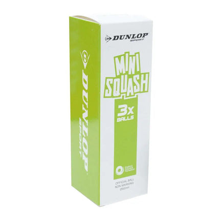 Dunlop Comp Mini Squash Balls 3 Pack