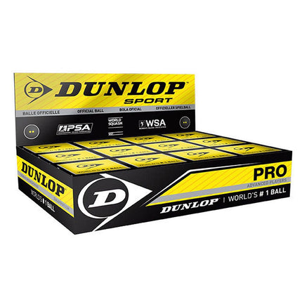 Dunlop Pro Squash Balls - Dozen