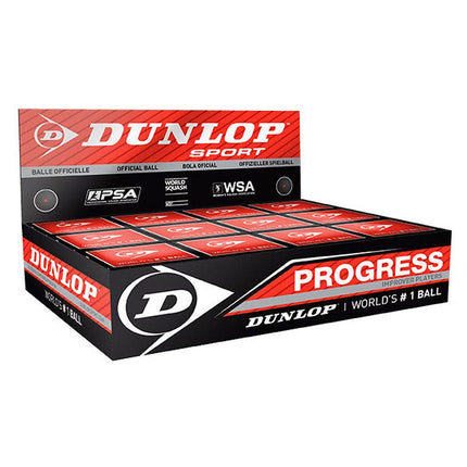 Dunlop Progress Squash Balls - Dozen