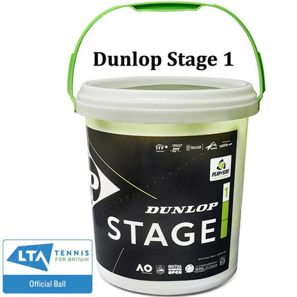 Dunlop Stage 1 Tennis Ball Bucket Dunlop Tennis Balls Sports Ball Shop
