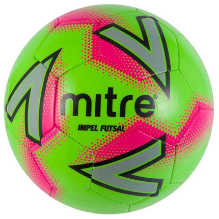 Mitre Impel Futsal Green/Pink Size 4 Mitre Football Balls Sports Ball Shop