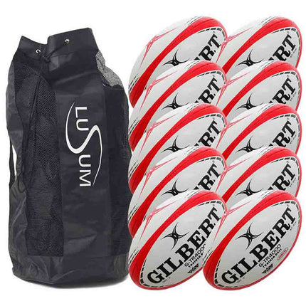 Gilbert GTR4000 Trainer Rugby 10 Ball 