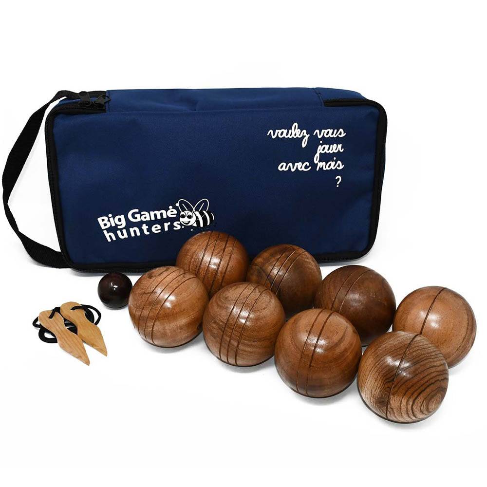 Classic Wooden Boule Set 8 Pieces