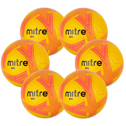 Mitre Impel 6 Ball Training Football Pack