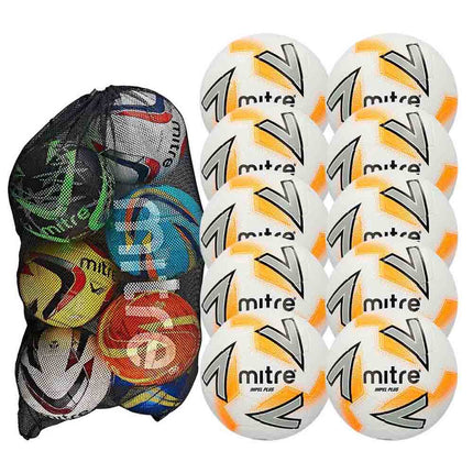 Mitre Impel Plus Footballs x 10 Training Balls