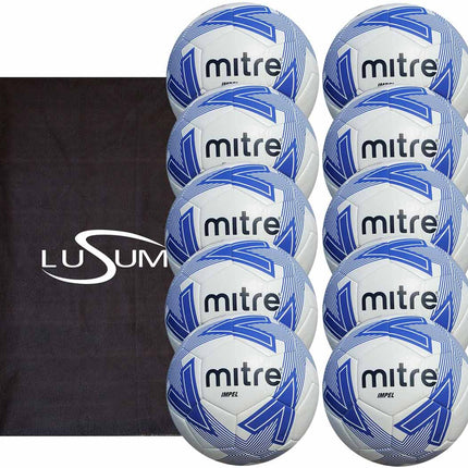 Mitre Impel Footballs x 10 Training Balls