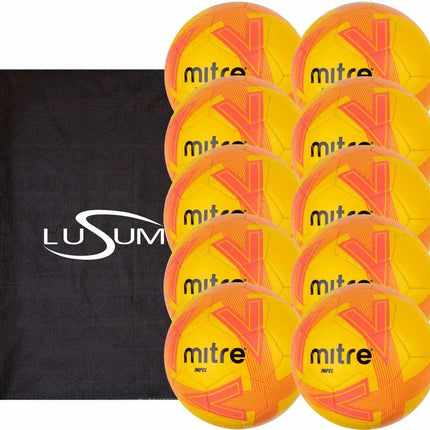 Mitre Impel Footballs x 10 Training Balls